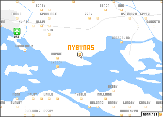 map of Nybynäs