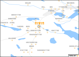 map of Nybyn