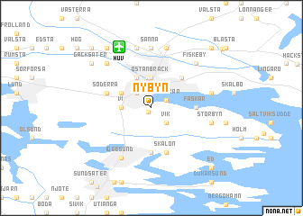 map of Nybyn