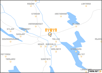map of Nybyn