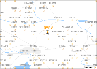 map of Nyby