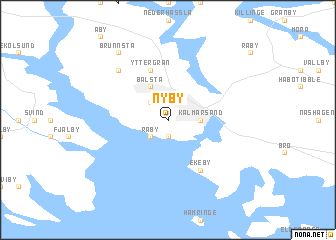 map of Nyby