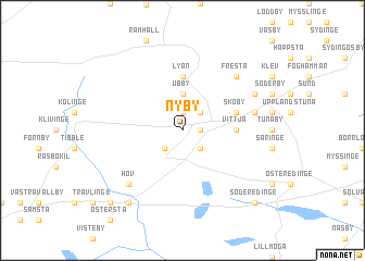 map of Nyby