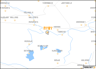 map of Nyby