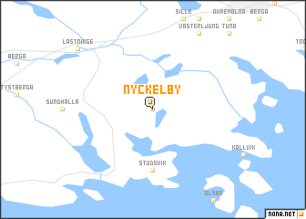 map of Nyckelby