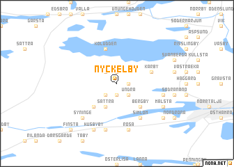 map of Nyckelby