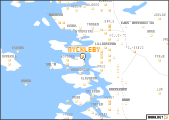 map of Nyckleby
