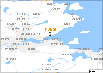 map of Nydal