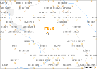 map of Nýdek