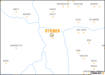 map of Nyeber