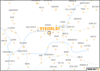 map of Nyeinplay