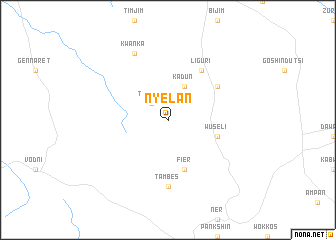 map of Nyelan