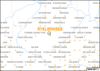 map of Nyélonivogo