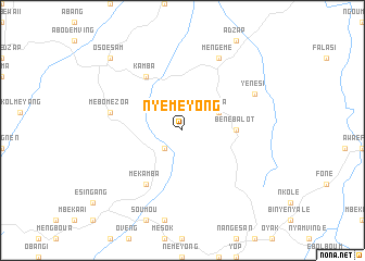 map of Nyemeyong