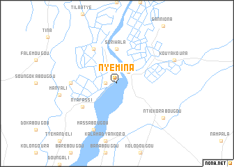 map of Nyémina