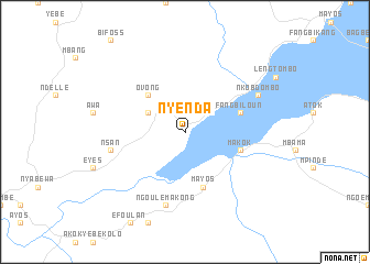 map of Nyenda