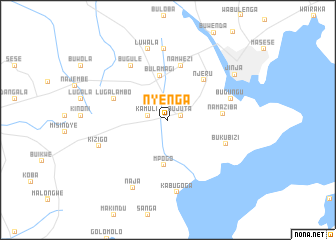 map of Nyenga