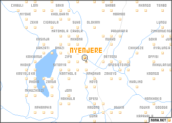 map of Nyenjere