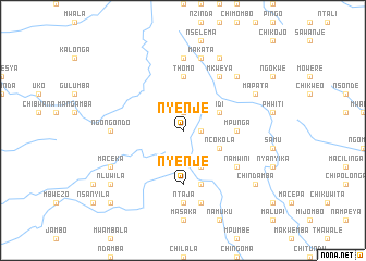 map of Nyenje