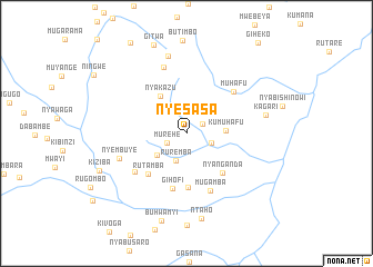 map of Nyesasa