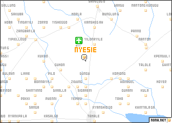 map of Nyesie