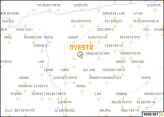 map of Nyésta