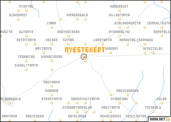 map of Nyestekert