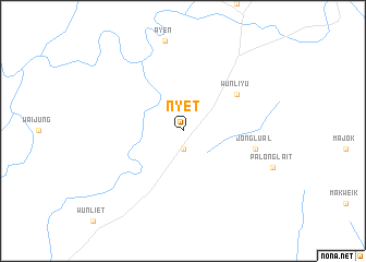 map of Nyet