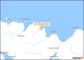 map of Nyewendi