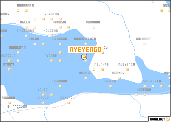 map of Nyeyengo