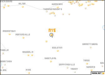 map of Nye