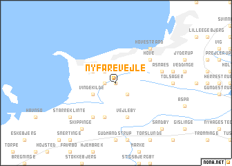 map of Ny Fårevejle