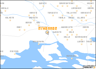 map of Nyhammar