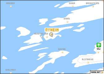 map of Nyheim