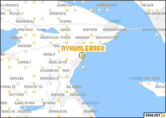 map of Ny Humlebæk