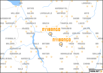 map of Nyibango