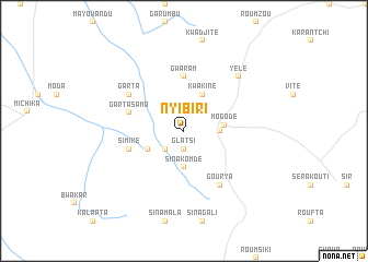 map of Nyibiri