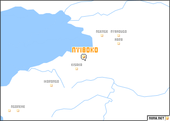 map of Nyiboko