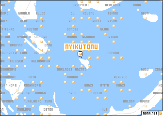 map of Nyikutonu