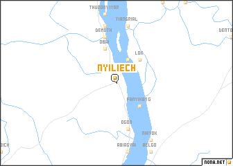 map of Nyiliech