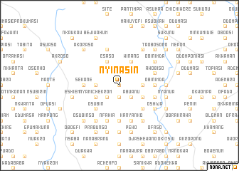 map of Nyinasin