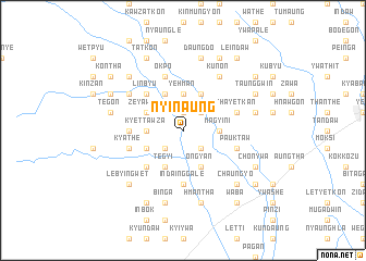 map of Nyinaung