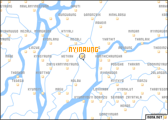 map of Nyinaung