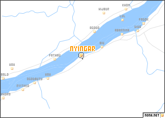 map of Nyingar