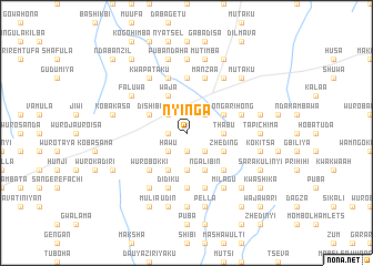 map of Nyinga