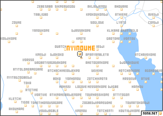 map of Nyinoumé