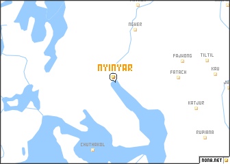 map of Nyin Yar