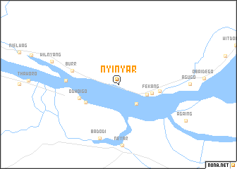 map of Nyin Yar