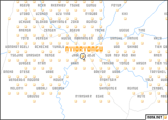 map of Nyior Yongu