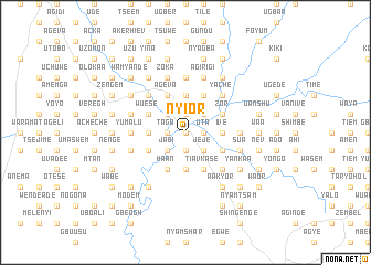 map of Nyior